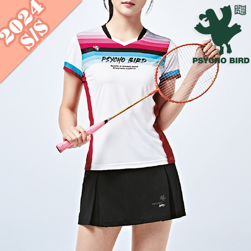 [싸이코버드] 여성용 반팔 티셔츠+스커트 / PSY-6004+SM-249